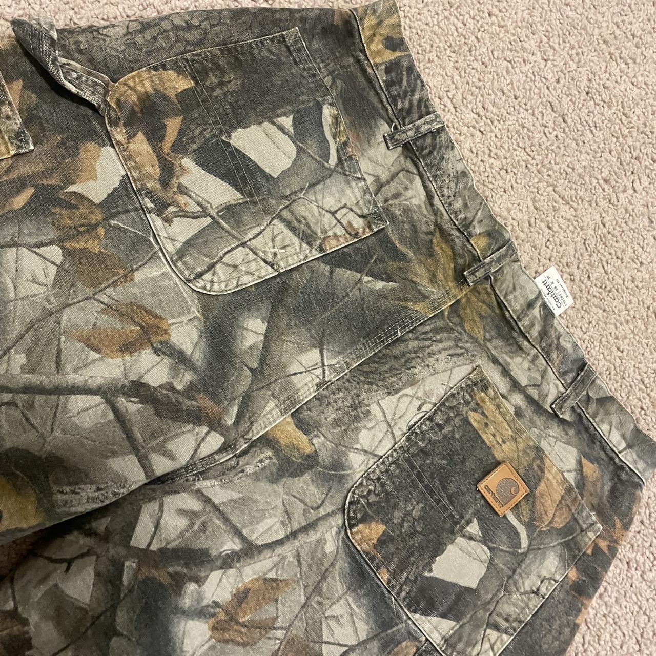 carhartt camo real tree vintage size: 38 waist / 29... - Depop