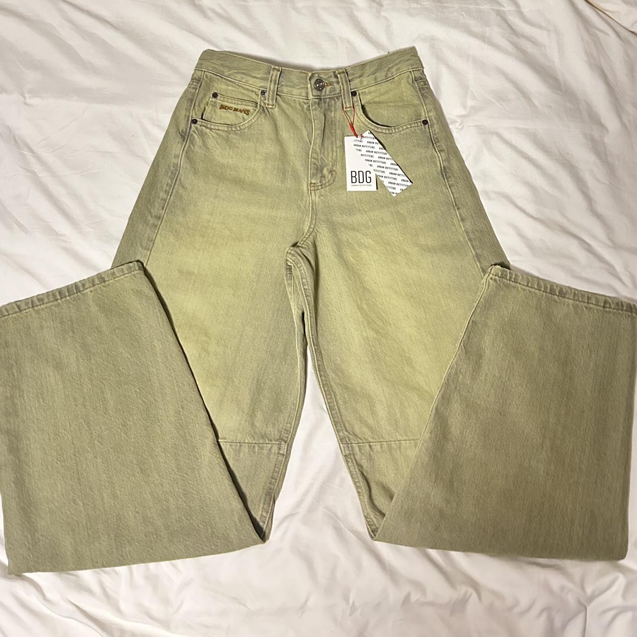 Brand new urban light green jeans size 26 price is... Depop