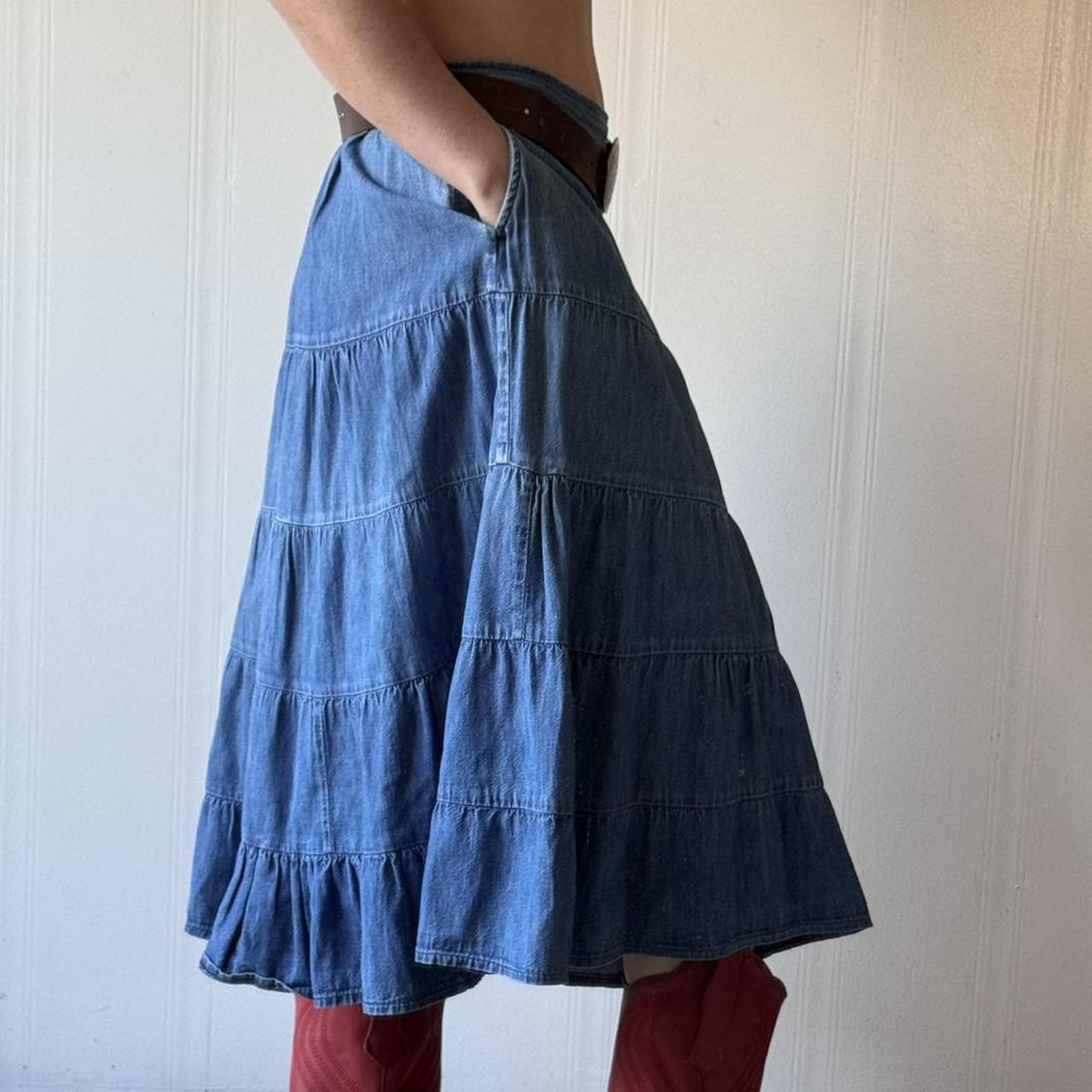Landlubber Women's Skirt - Blue - S – Vintage 70’… - image 2
