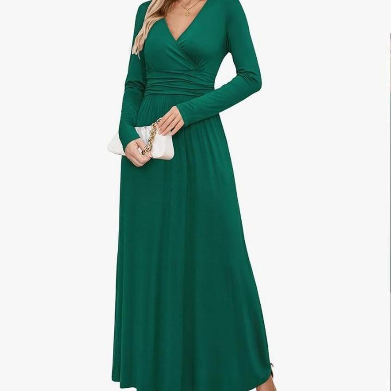 Women's Dress - Green - L – Ouges dress from Amaz… - image 3