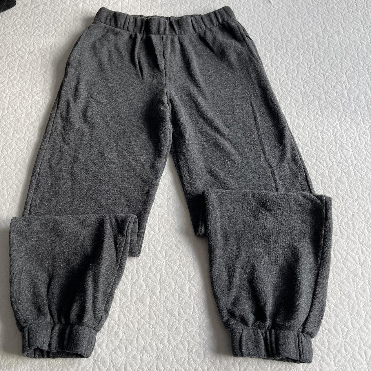 Brandy Melville charcoal grey sweatpants Brandy... Depop