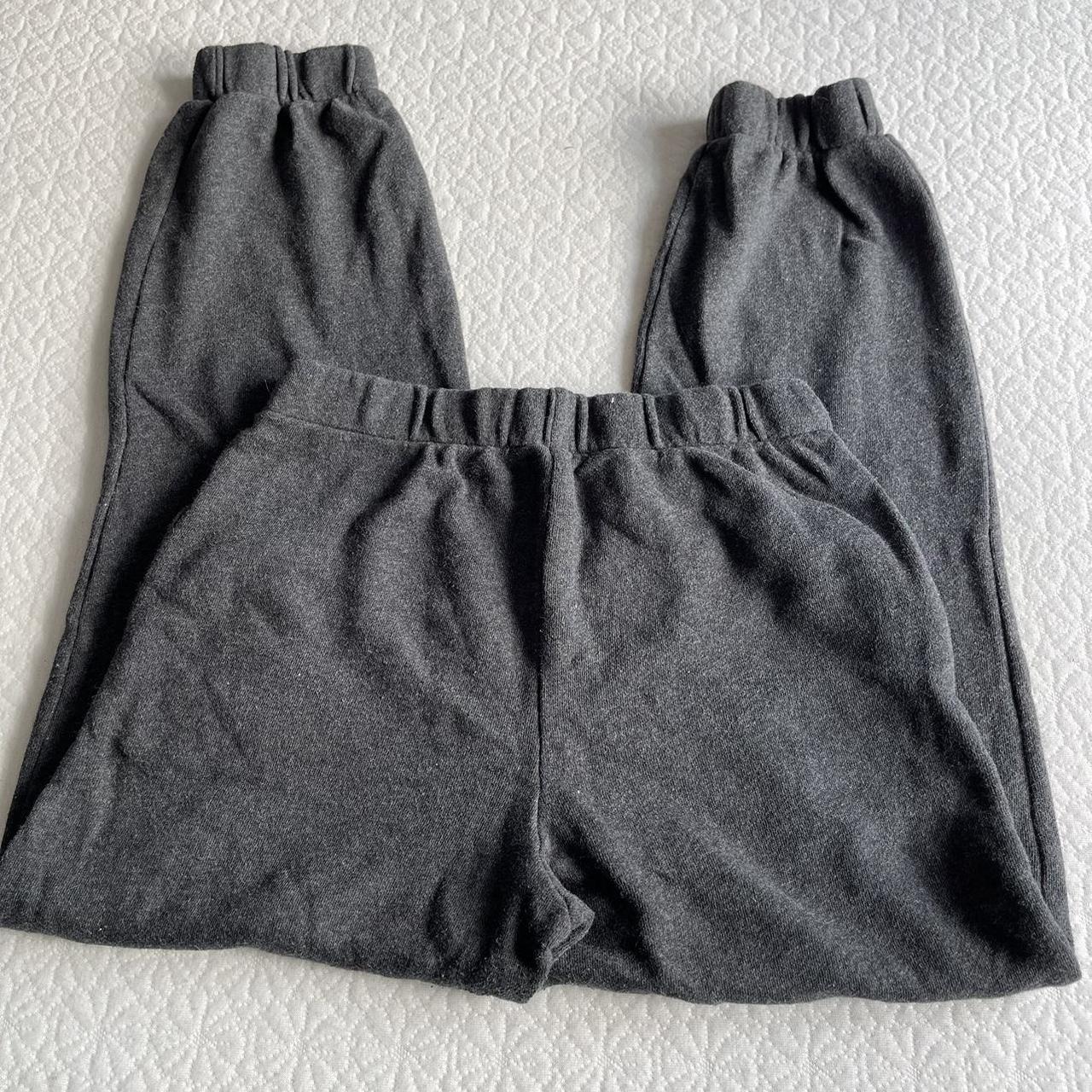 Brandy Melville charcoal grey sweatpants Brandy... Depop