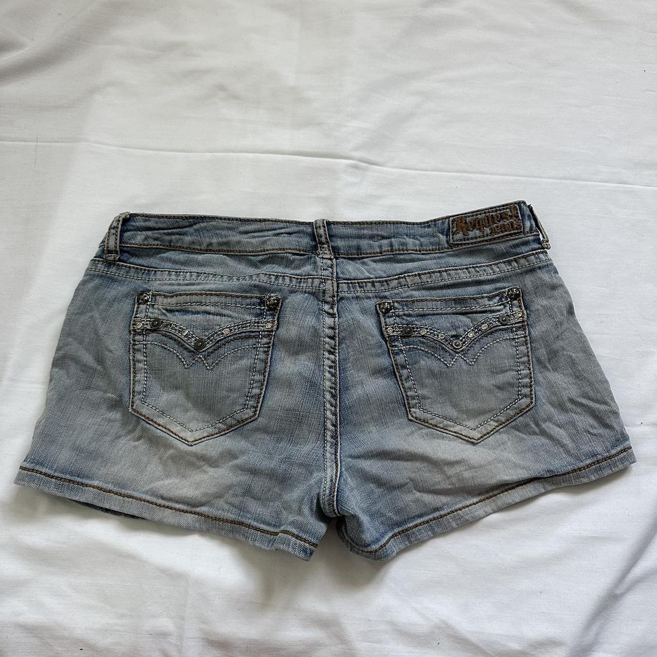 Vintage mini short Early 2000s low rise Mini short... - Depop