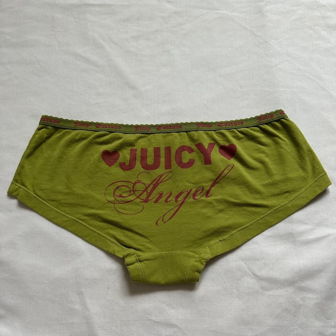 Vintage Deadstock Y2K Juicy Couture Panties Juicy - Depop