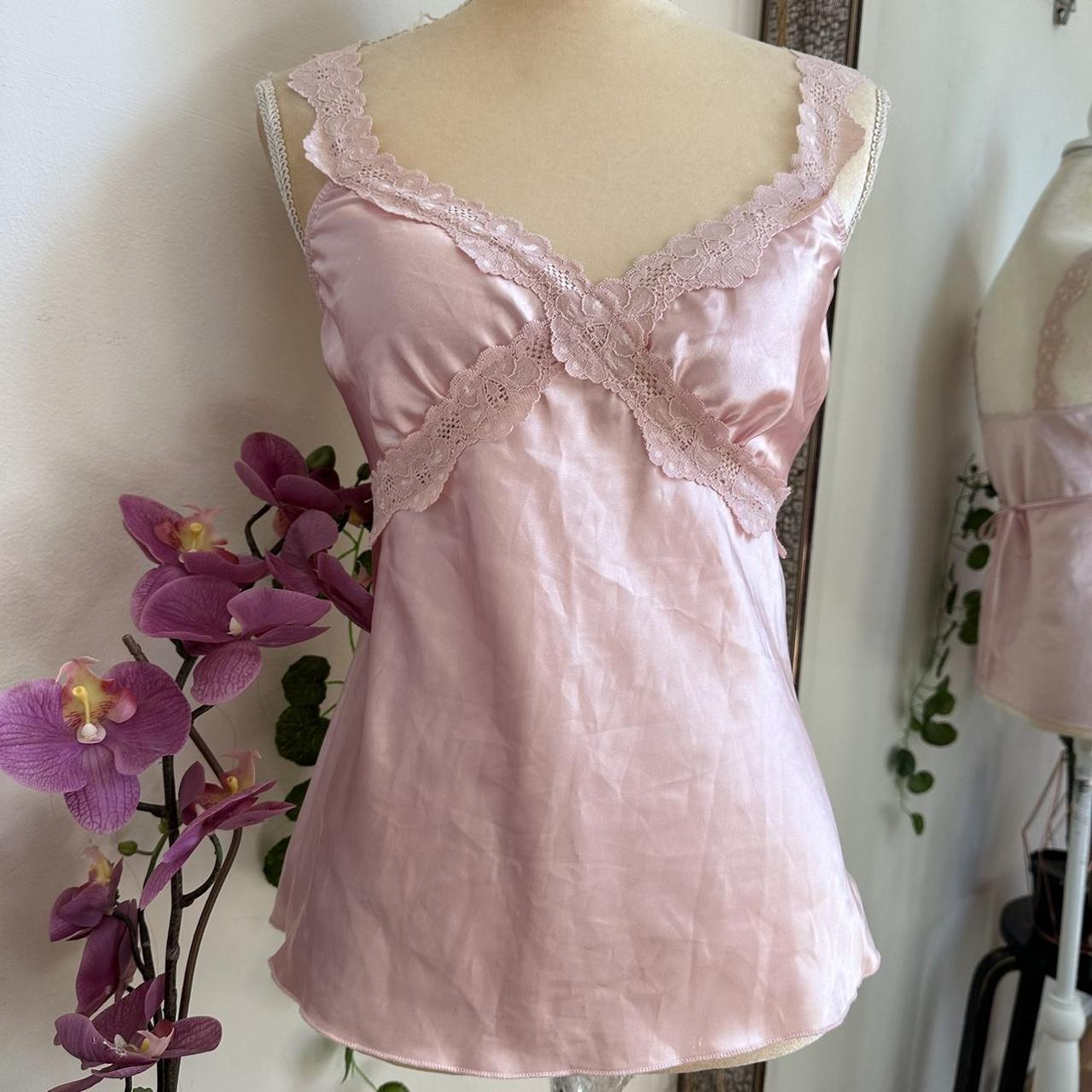 Y2k lace milkmaid top Vintage fairy milkmaid cami... - Depop