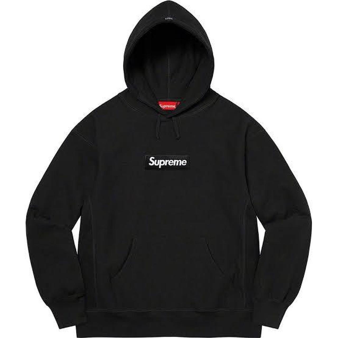 Supreme Men's Black Hoodie 