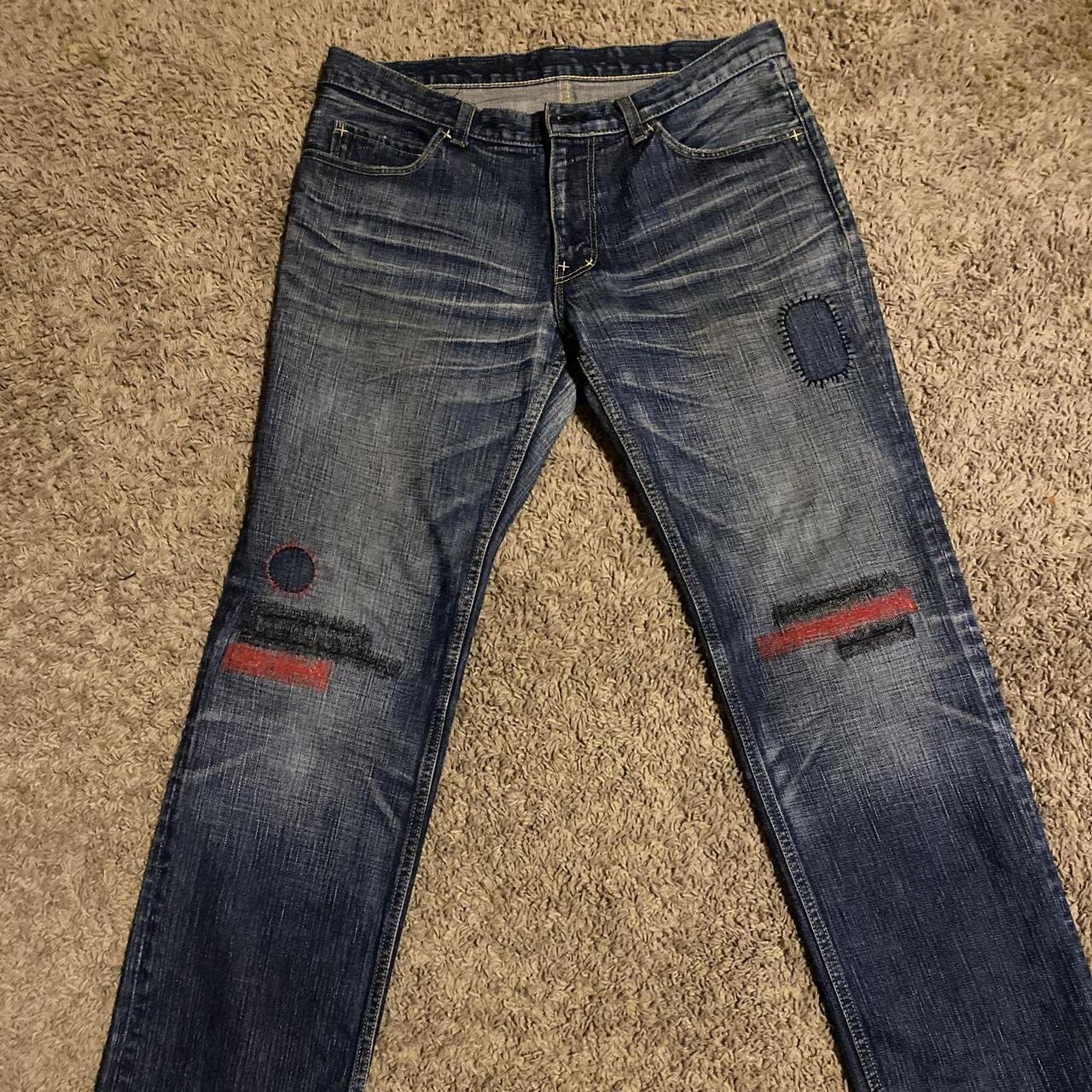 Number (N)ine Men's Blue Jeans | Depop