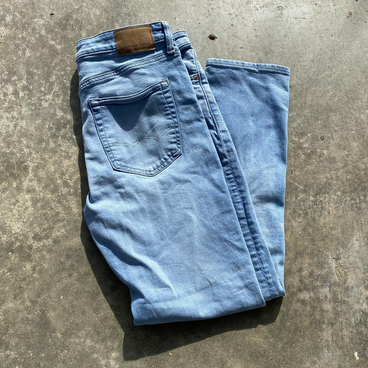 Thrifted Item: American Eagle Air-flex Jeans with a... - Depop