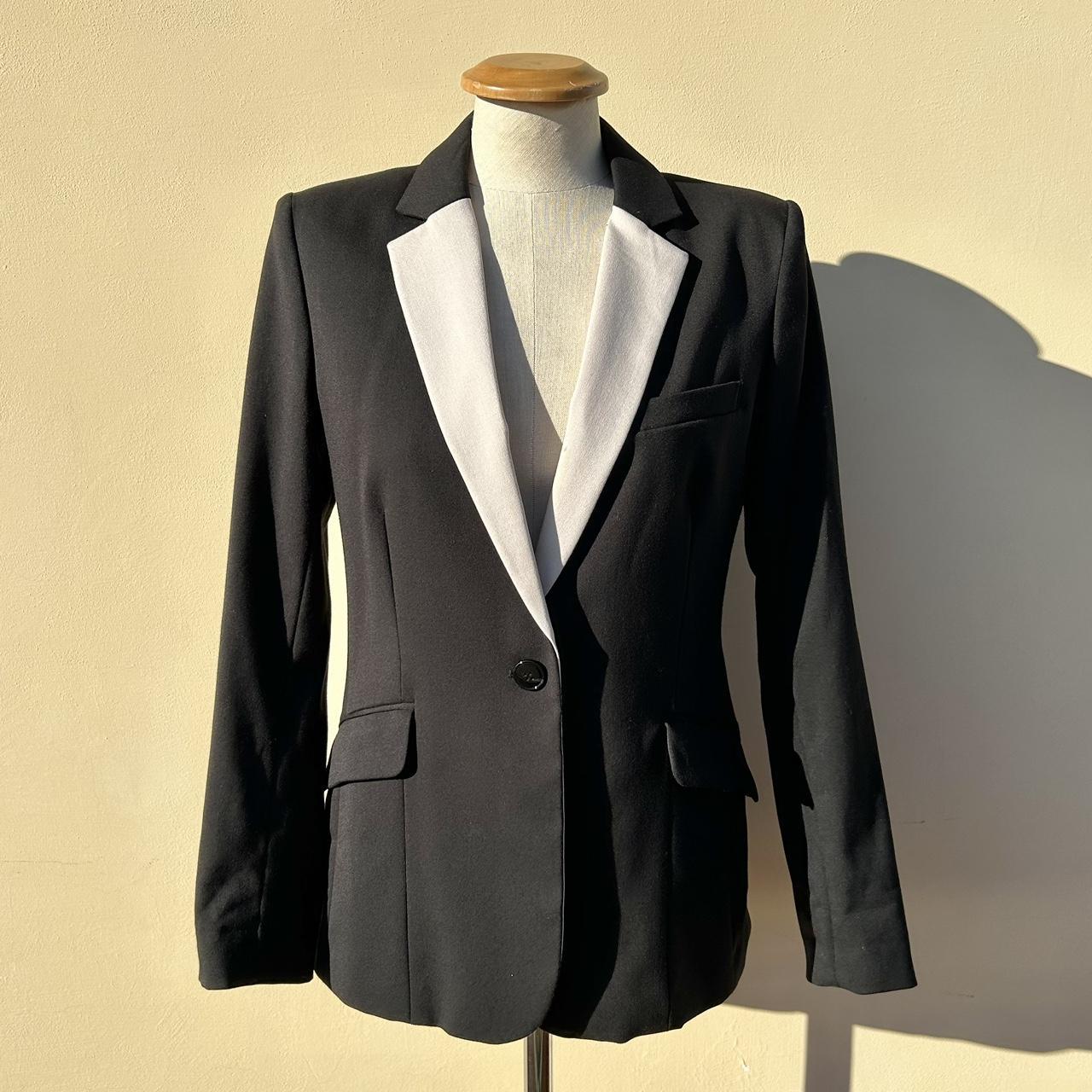 Giacca blazer H&M in gabardina misto viscosa Depop