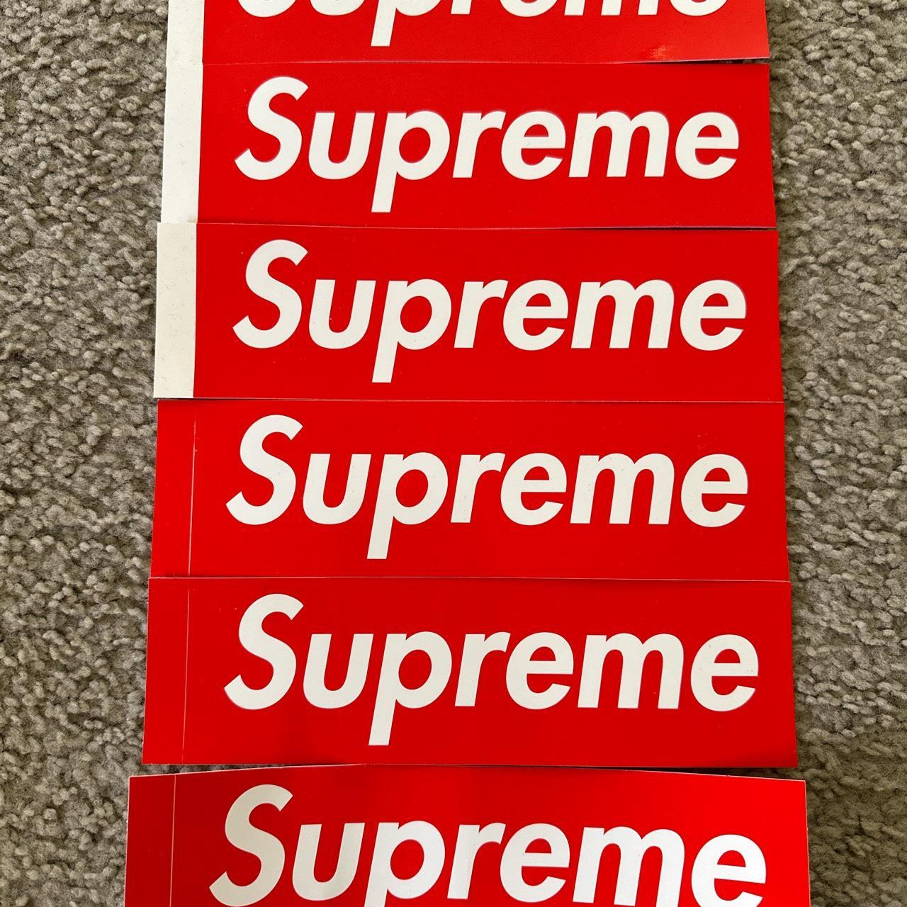 6X Supreme Stickers Please Buy Off Me I don’t need... Depop