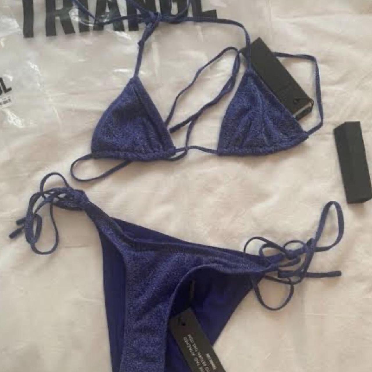 Triangl sparkly swimsuit not sold anymore in great - Depop