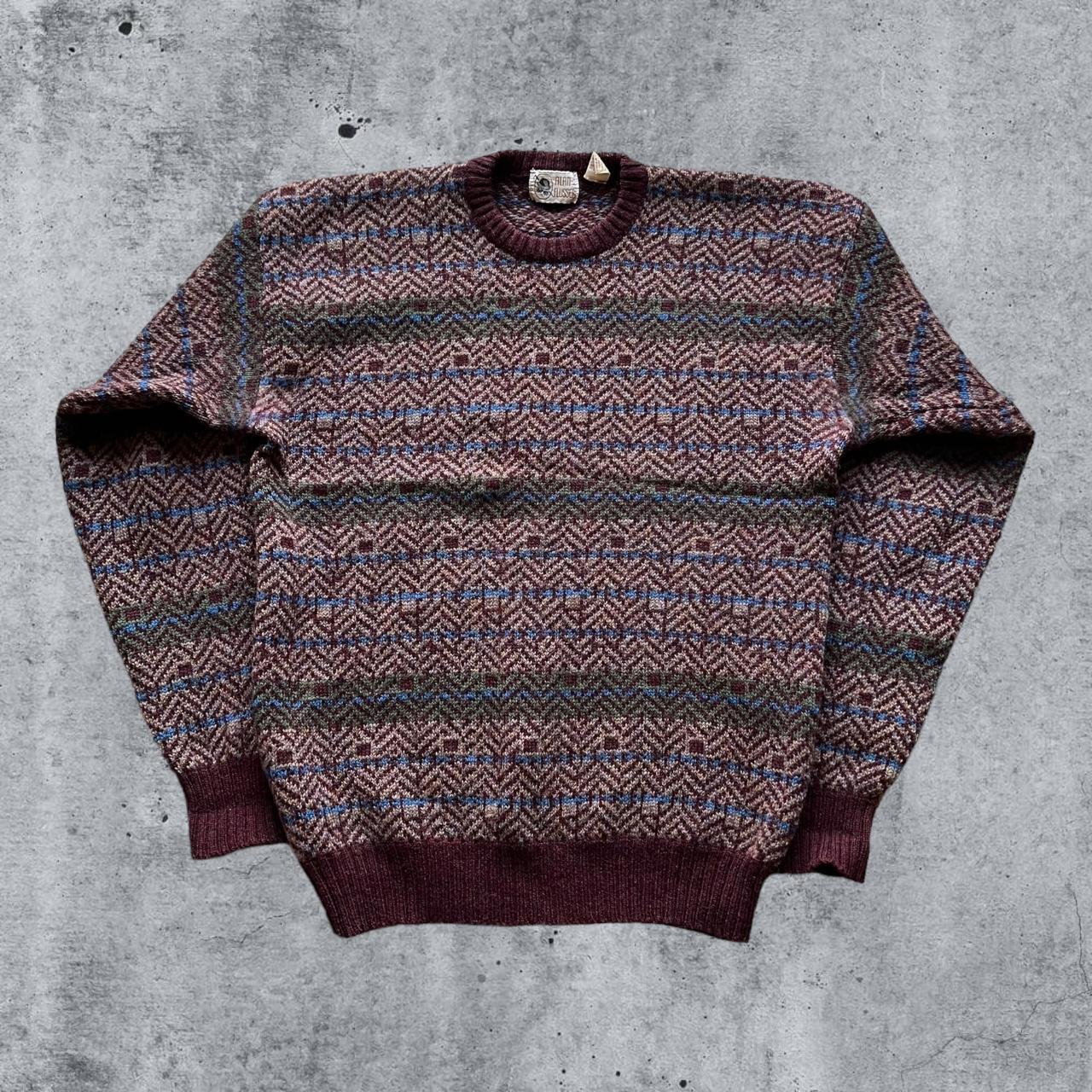 RARE vintage 1980s Alan Flusser earthtoned... Depop