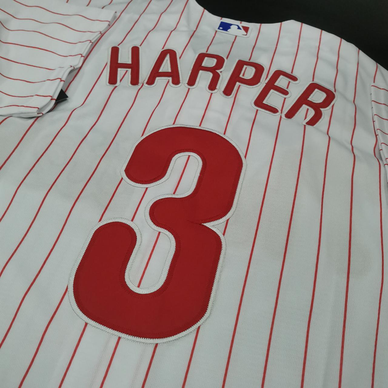 Philadelphia Phillies Bryce Harper #3 Men's Cool Base Stitched Jersey All  Colors