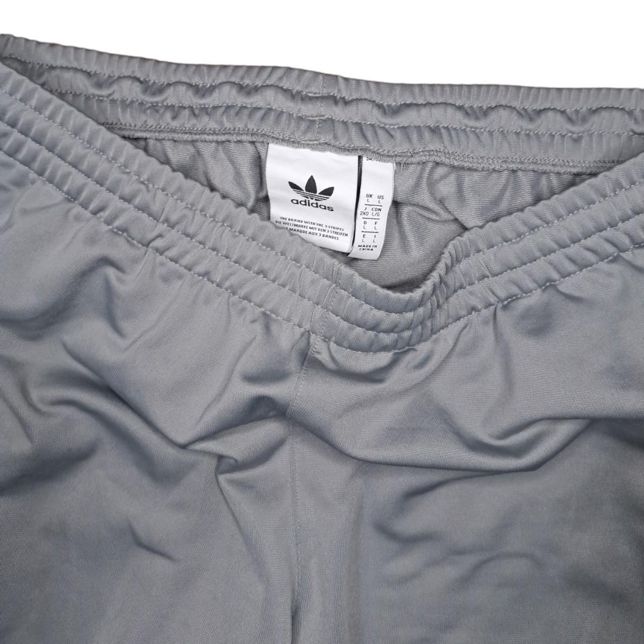 Adidas joggers grey adidas joggers, with white... Depop