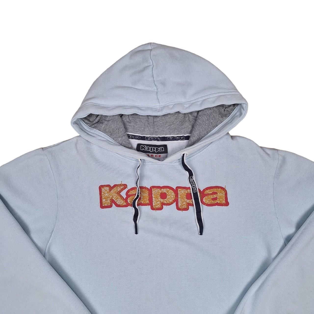 Kappa Hoodie. Light blue, Kappa hoodie. Large,... - Depop