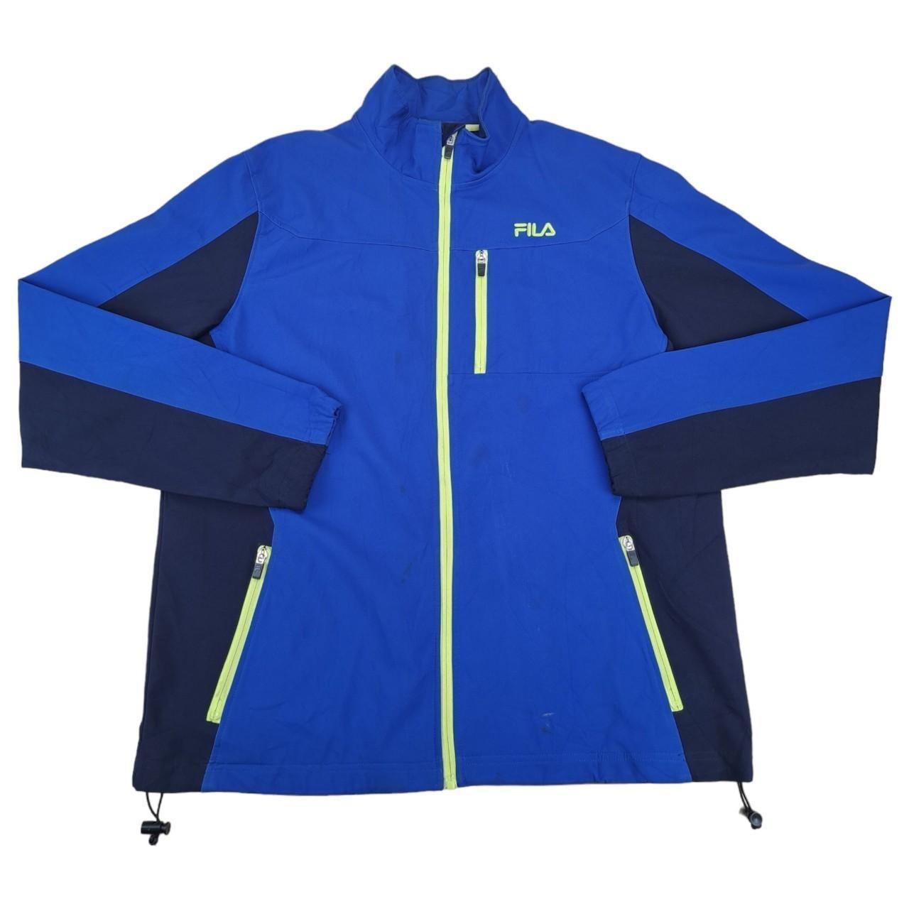 Fila blue and yellow jacket on sale