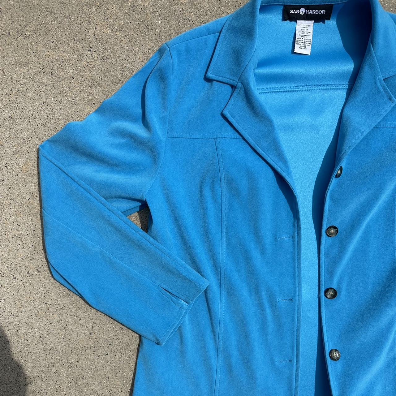 Womens Blue Jacket Depop