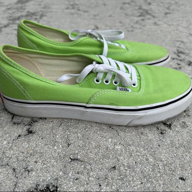 Neon green shop vans outfit