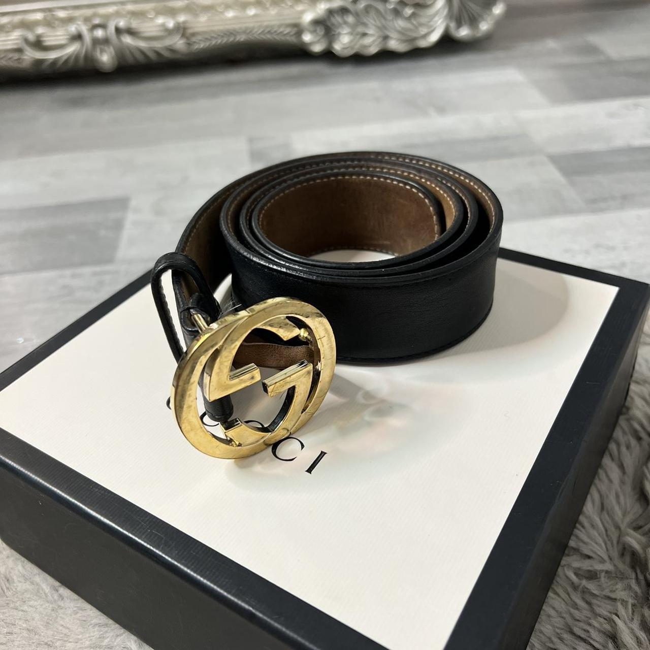 authentic Gucci belt Few scratches and a belt hole... Depop
