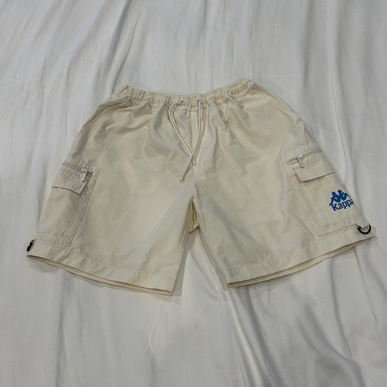 Kappa Shorts Size Large Cream/Light