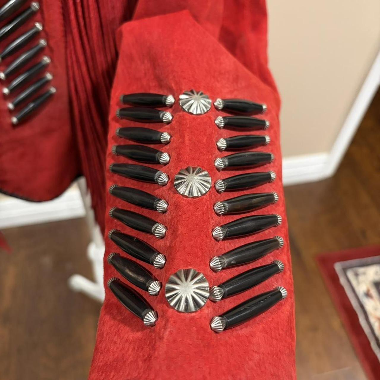 Women's Jacket - Red/Burgundy - M – Statement pie… - image 5