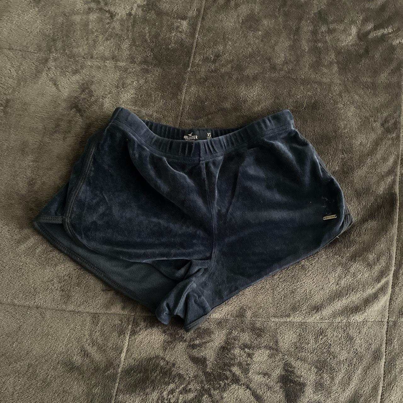 Hollister store velvet shorts