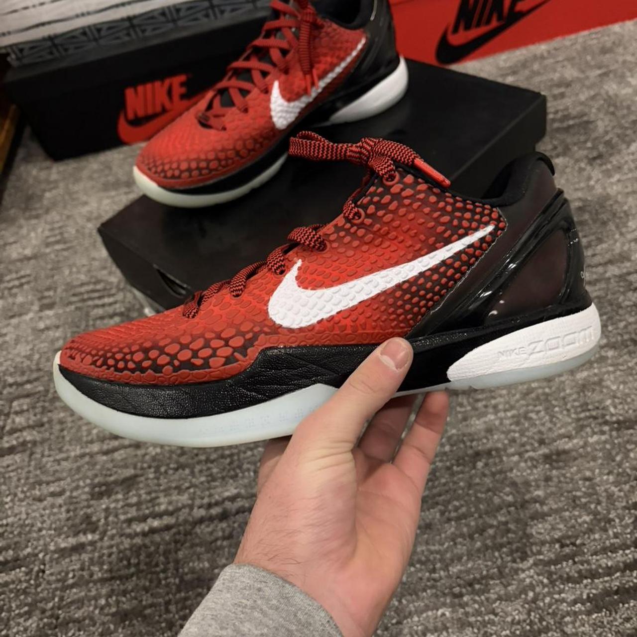 Nike Men's Sneakers - Red/Burgundy - US 7.5 – Nik… - image 1