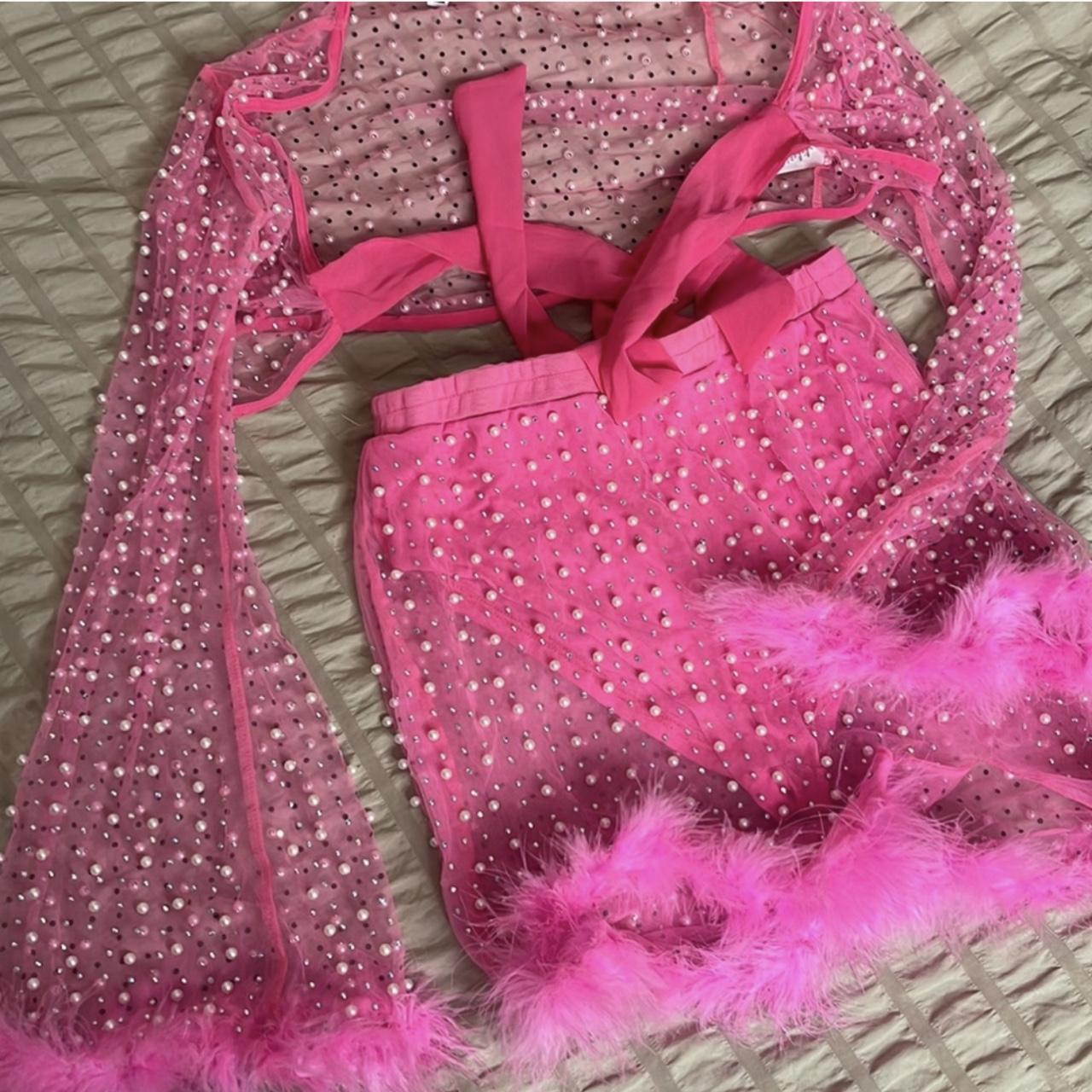 Women's Pink Fancydress Depop