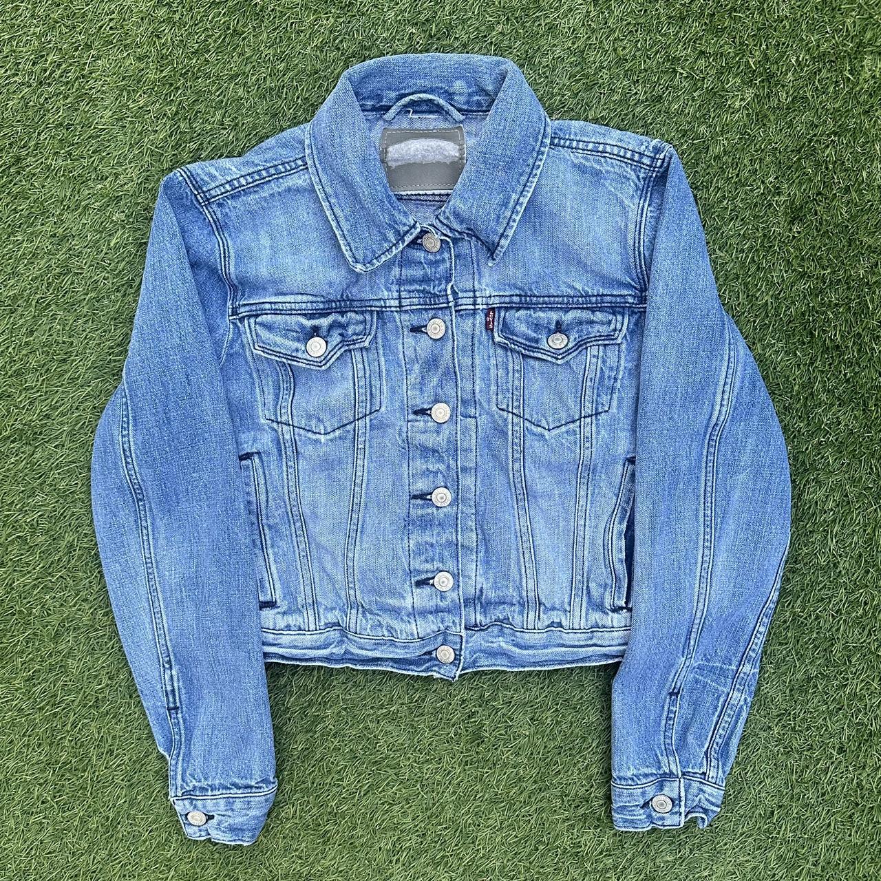 Levis crop denim clearance jacket