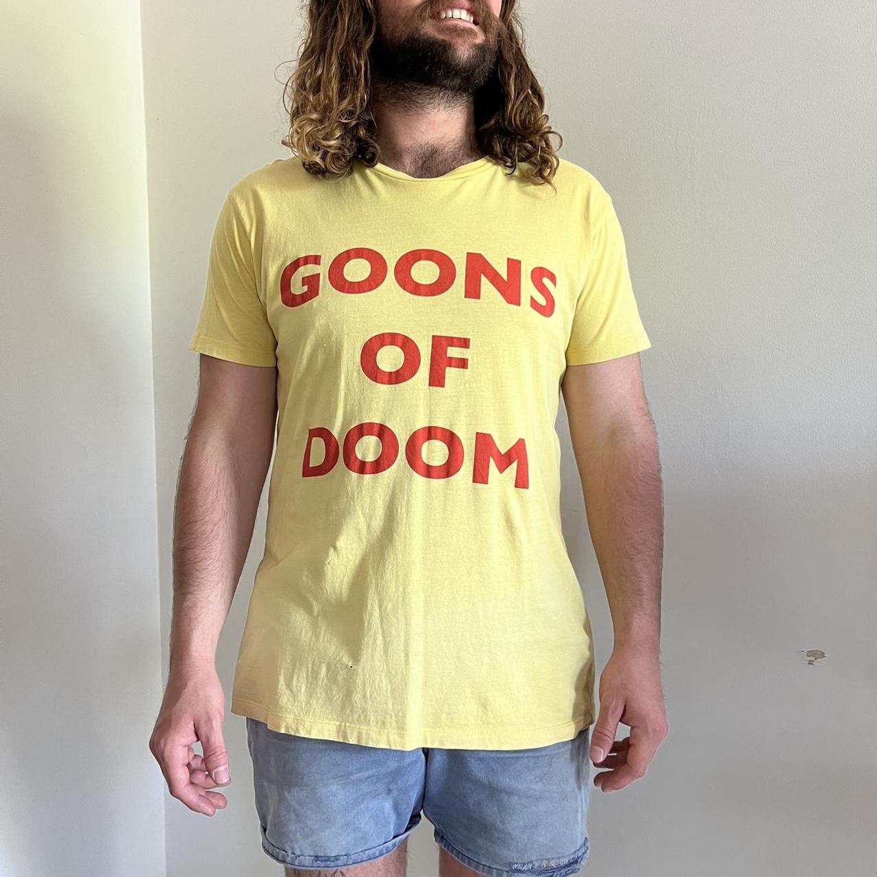 GOONS OF DOOM band Merch bright yellow and vibrant... Depop