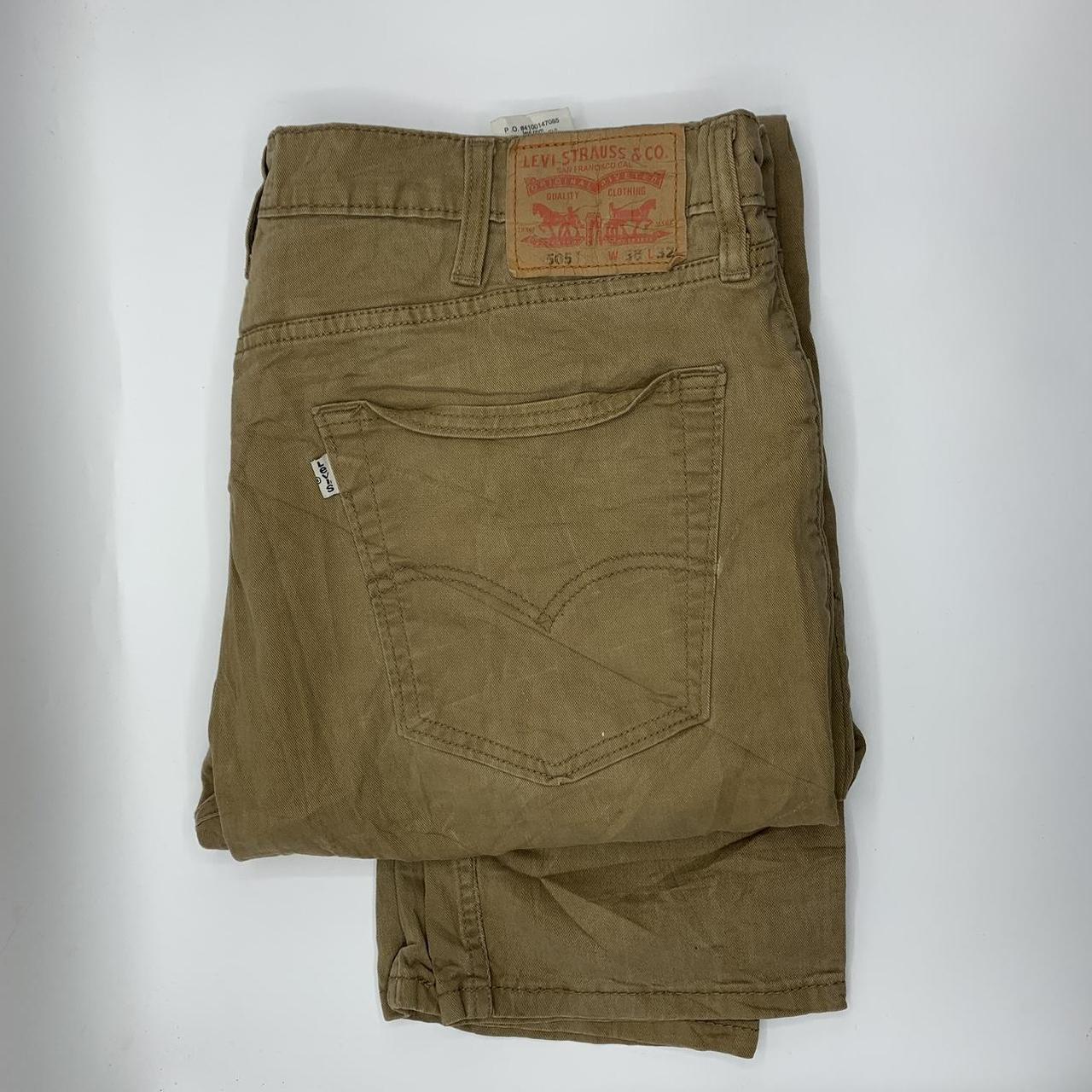 Levis 505 deals tan jeans