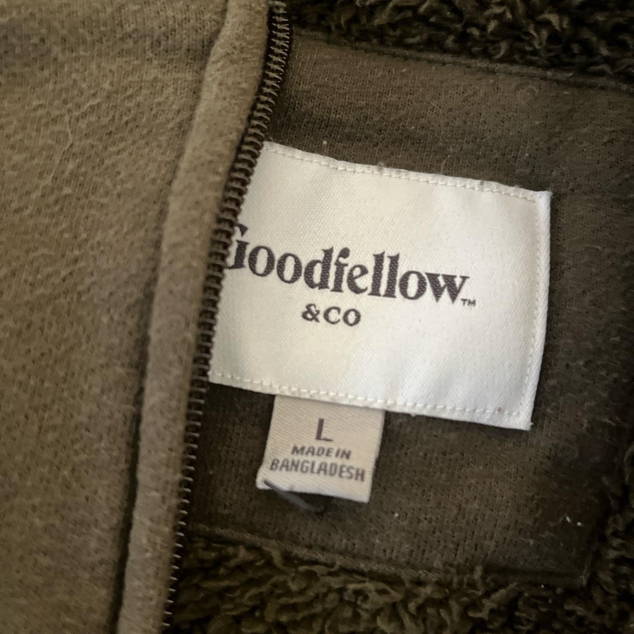 Goodfellow Zip-Up Olive Green 🫒 No flaws (Large) - Depop