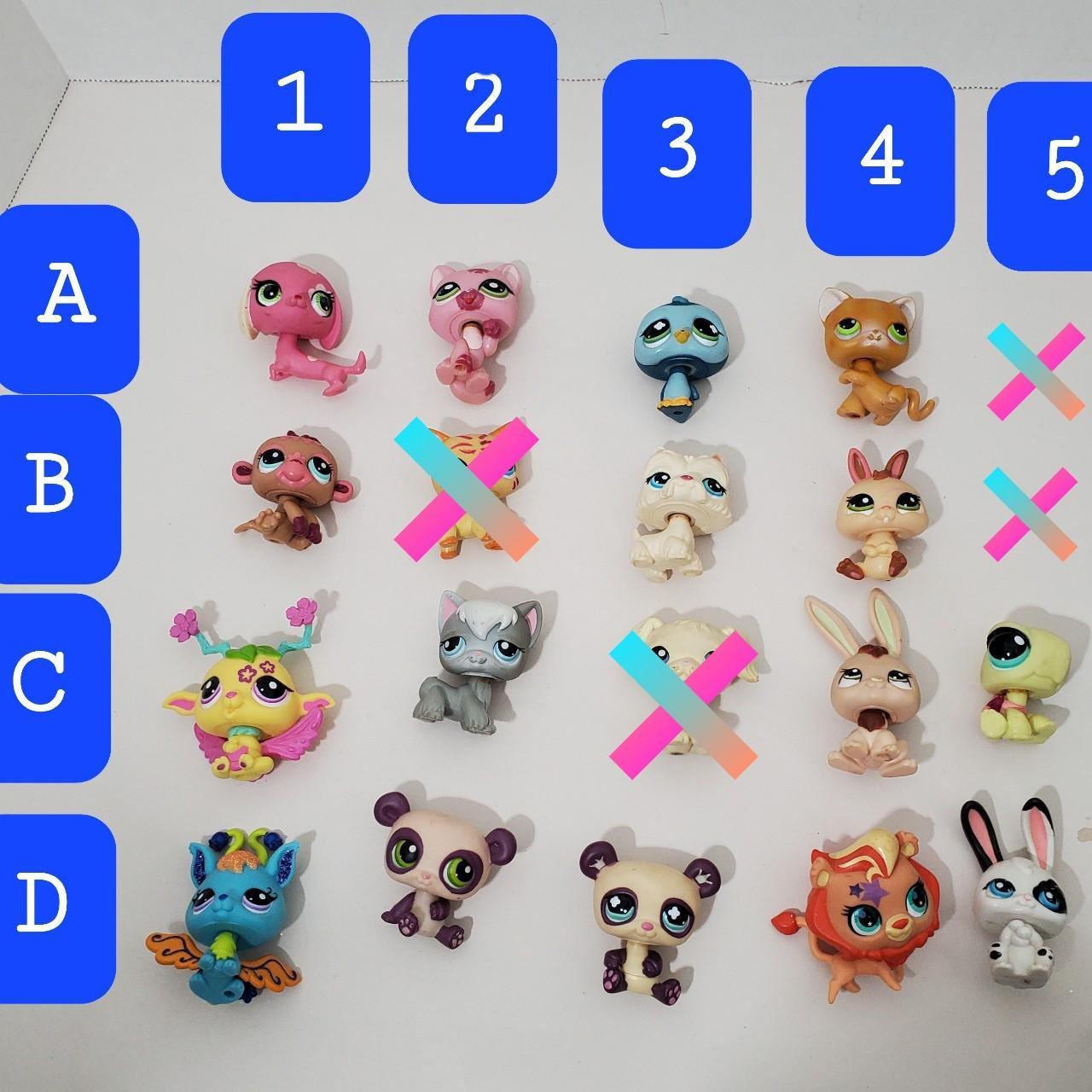 Assorted Littlest Pet Shop pets B2 and C3 have... - Depop