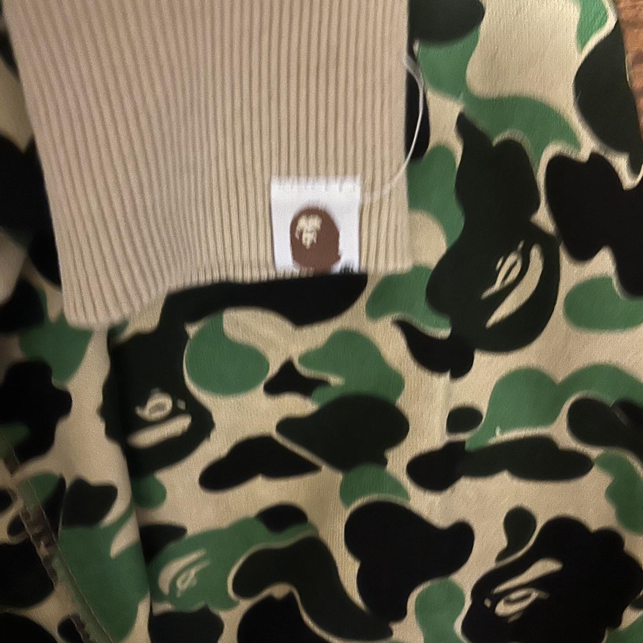 Green Bape hoodie never worn before size large fits... - Depop