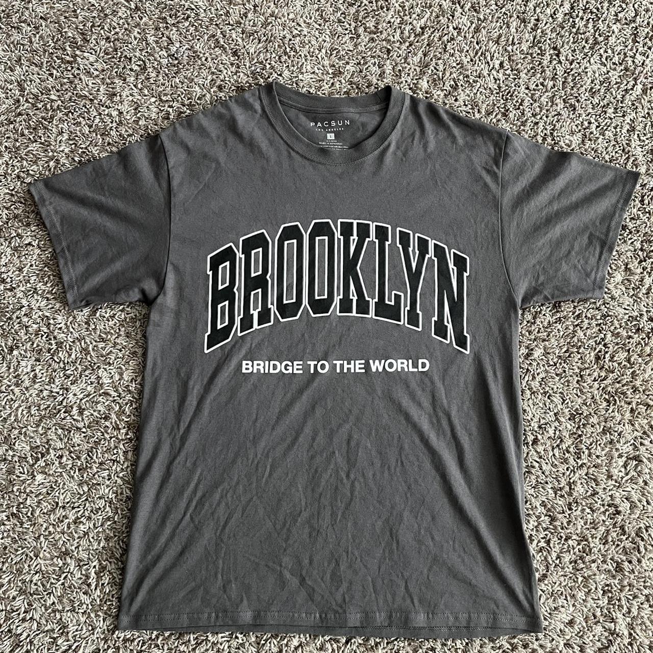 Brooklyn Pacsun Tee Never worn Size:L DM or message... - Depop