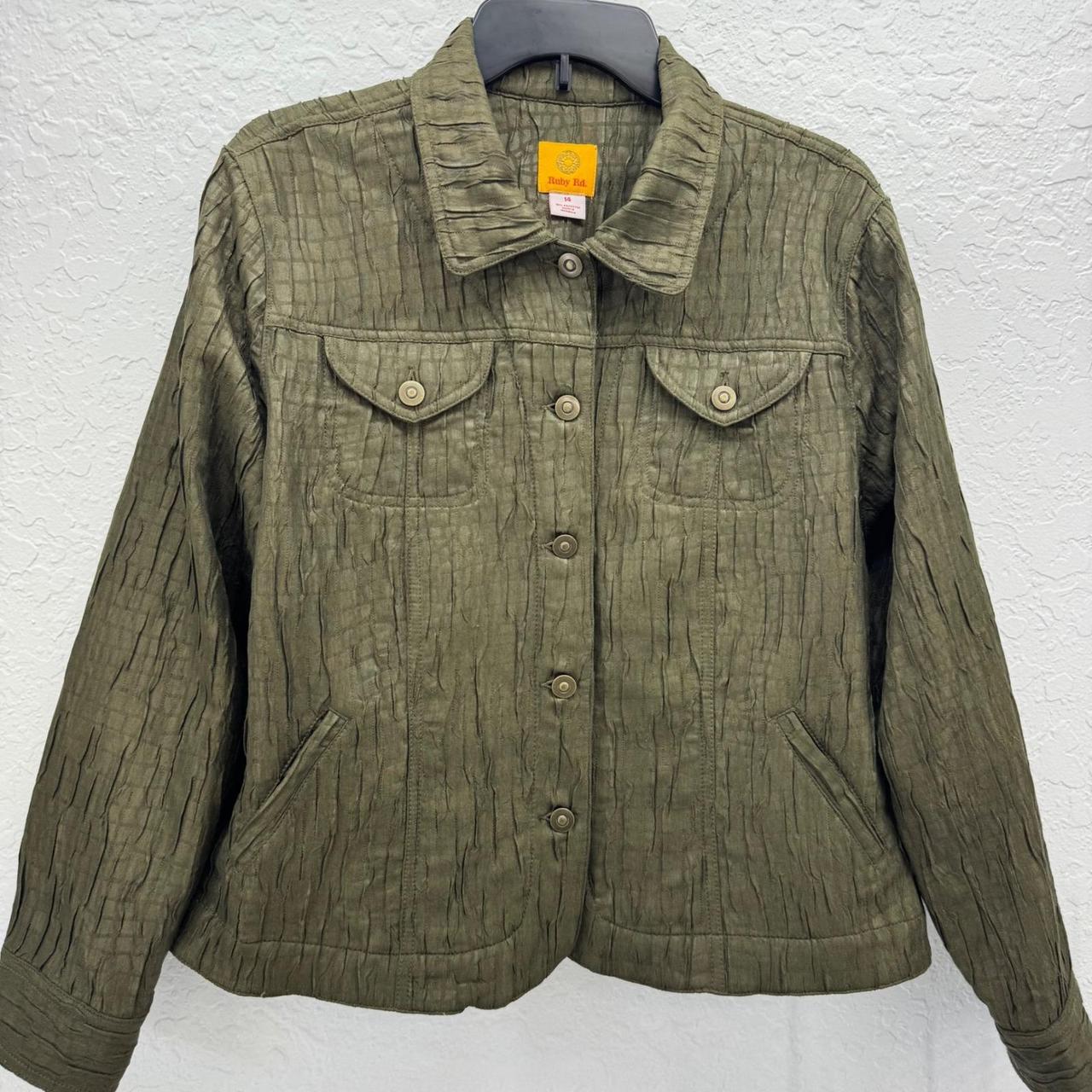 Ruby Rd. Women's Blazer Jacket - Green - 14 – Rub… - image 1