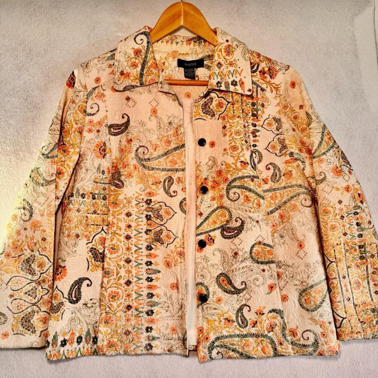 Source Unknown Women's Top - Multi - L – Kaktus T… - image 1