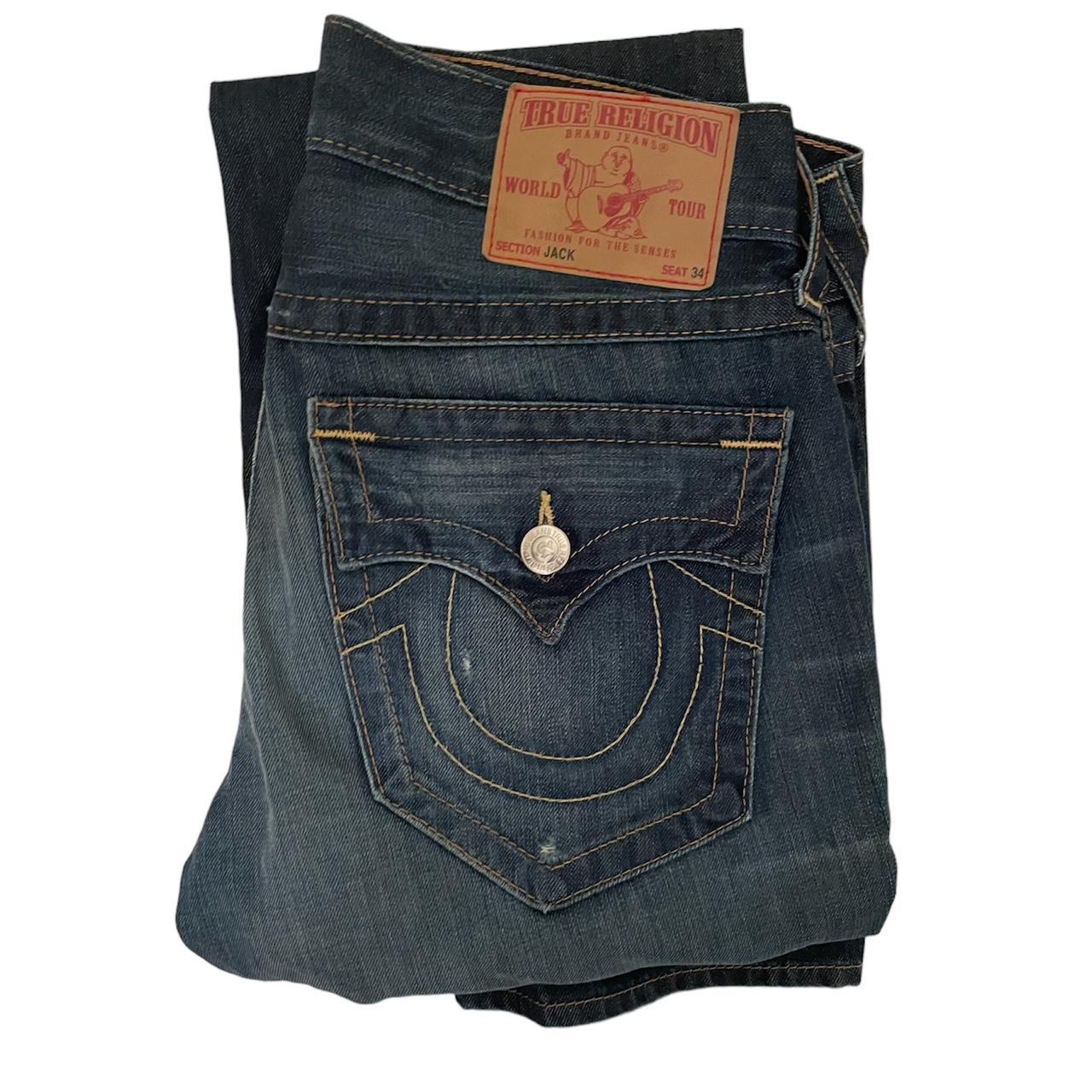 Y2K Straight fit true religion jeans size 31” #y2k... - Depop