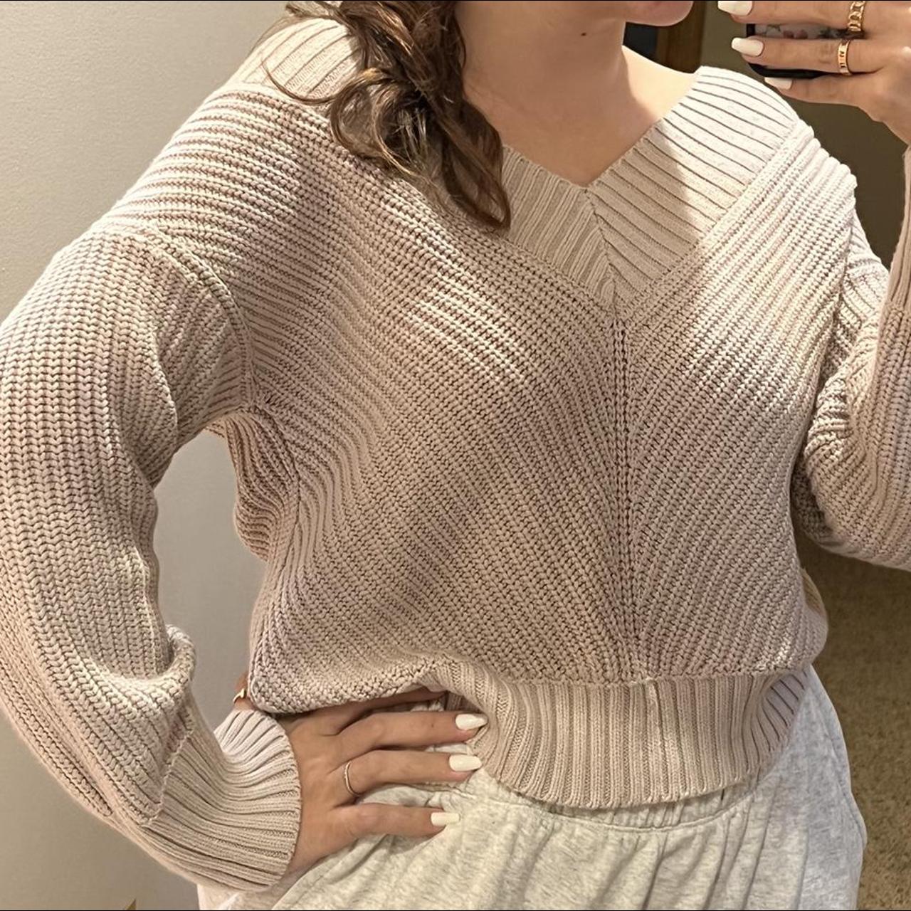 Cozy V Neck Abercrombie Sweater🧸 Perfect Condition Depop 7319