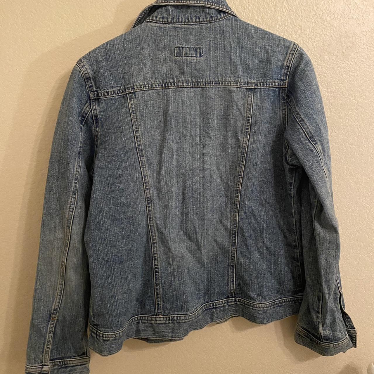 Old navy jean jacket, size medium. Pre-loved but... - Depop