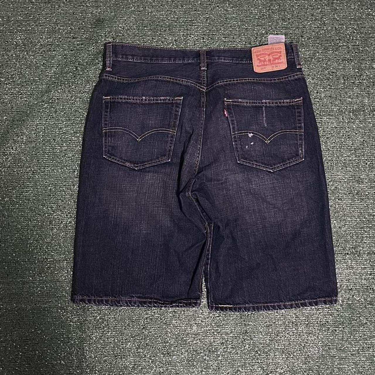 Levis 569 shorts sale black