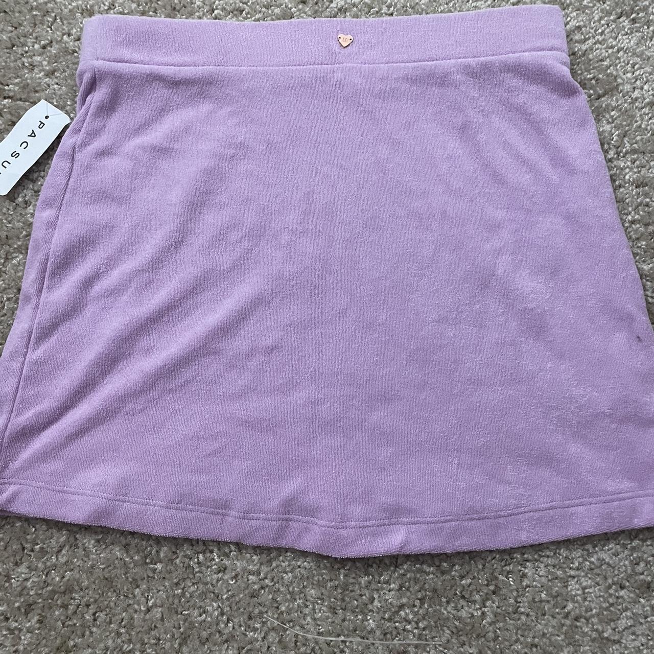 Terry cloth skirt Pink Never been worn Size... - Depop