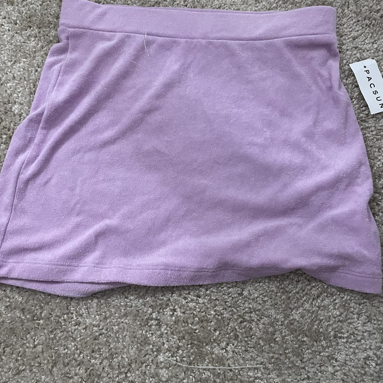 Terry cloth skirt Pink Never been worn Size... - Depop