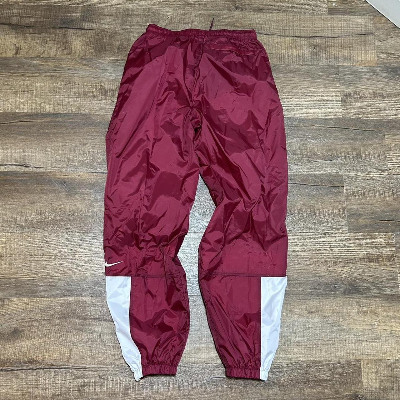 Vintage early 90s Nike Nylon Track Pants Super - Depop