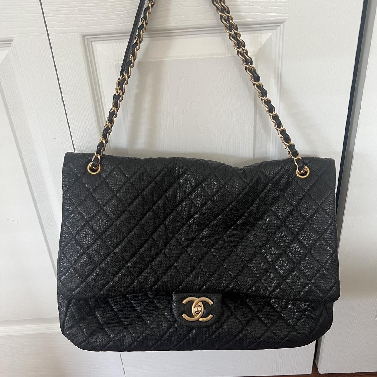 Chanel XXL Airline Flap Bag w/ Tags - Gold Shoulder Bags, Handbags