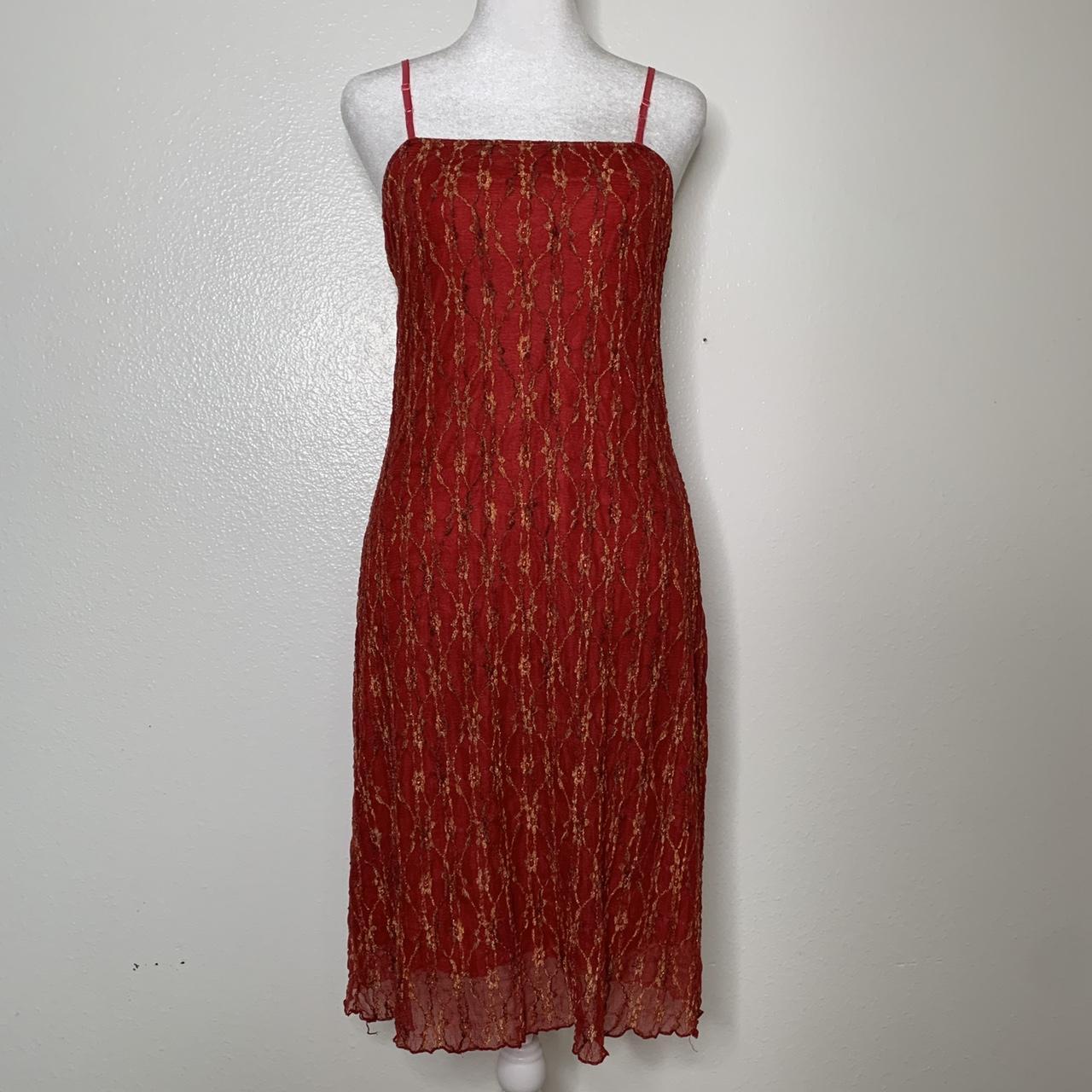 Vintage Dress Brand Must Usa Adorable Red Dress Depop