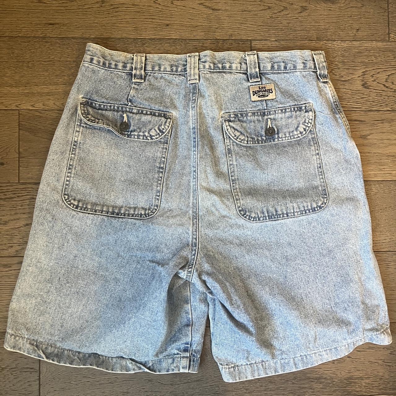 Vintage Jorts Lee Dungarees Shorts Size 36 8in Depop 