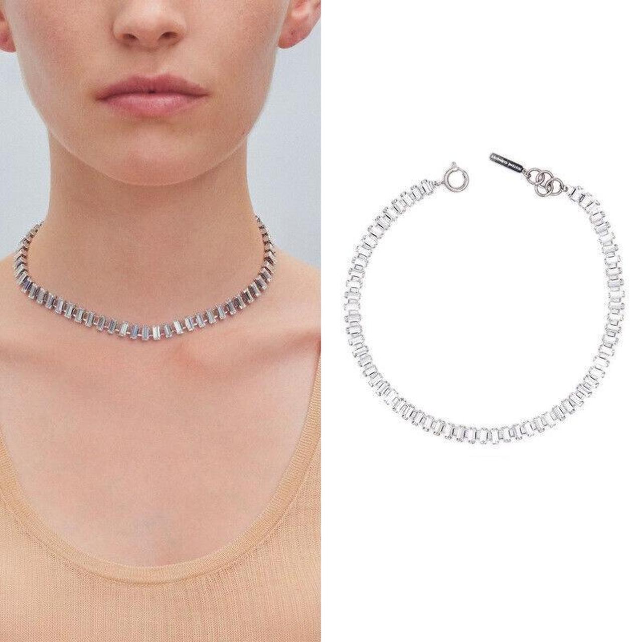 Justine clenquet rhinestone choker necklace. Never | Depop
