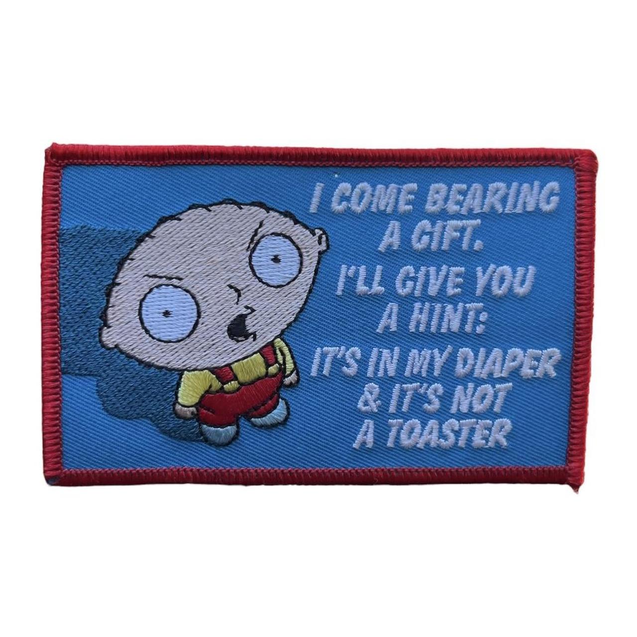 Y2K 2004 Stewie Hot Topic Patch 😈 ALMOST VINTAGE... - Depop