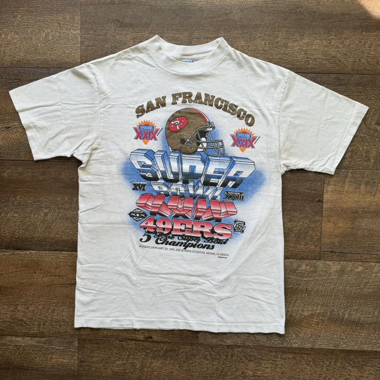 San Francisco 49ers Destroyed Tee San Francisco - Depop